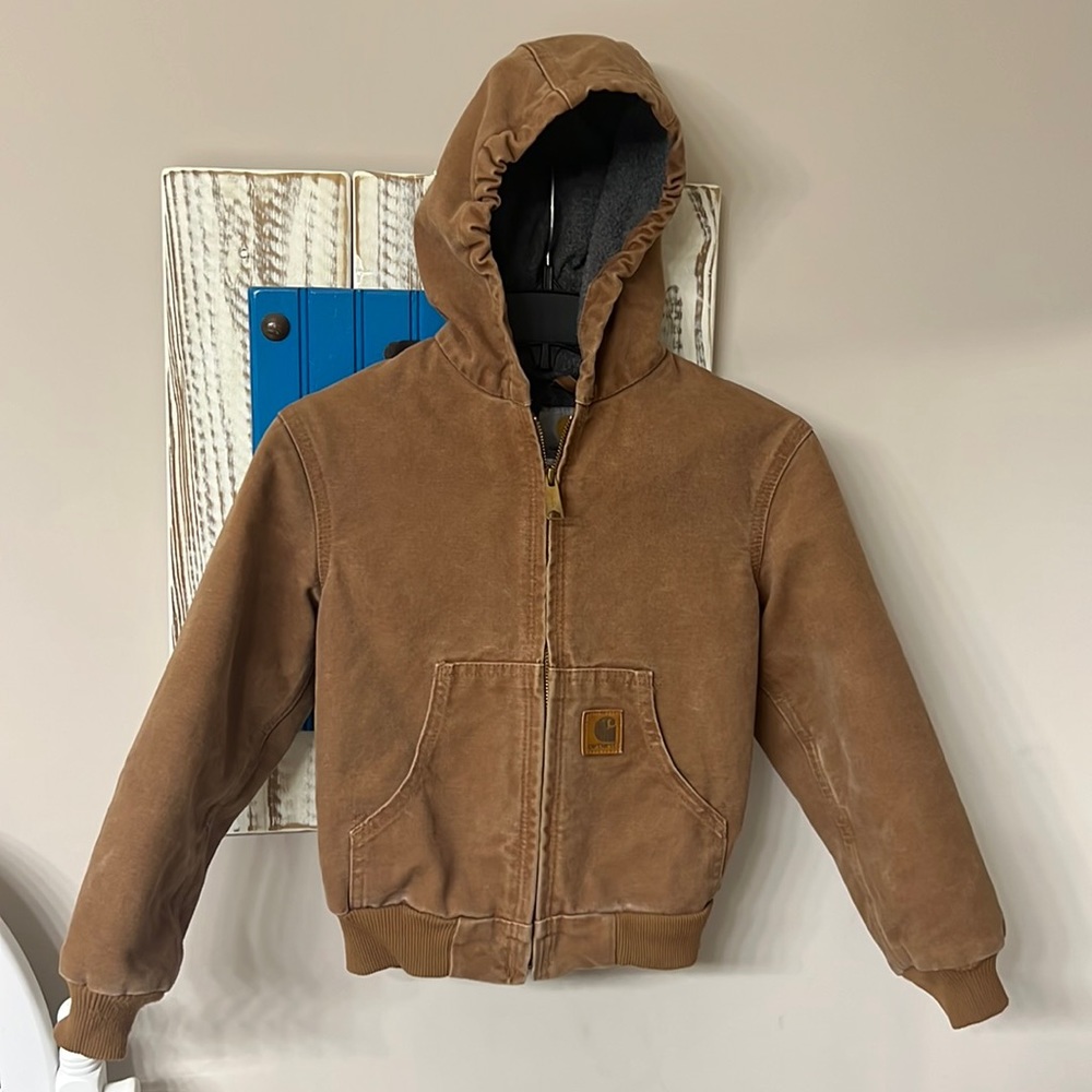 Youth Carhartt Heavy Duty Coat - Small (6/7)